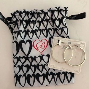 NEW Brighton “CONTEMPO” Large Hoop Earrings